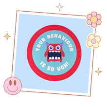 Load image into Gallery viewer, Stray Kids Hyunjin 'Your behaviour is so UGH!' sticker, gift for KPop fan, Stray Kids merch