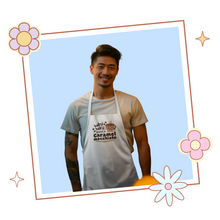 Load image into Gallery viewer, BTS Inspired Coffee Apron, Gift for Kpop Fan, BTS Merch
