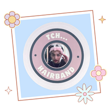 Load image into Gallery viewer, Stray Kids Hyunjin 'Tch...Hairband' sticker, gift for KPop fan, Stray Kids merch