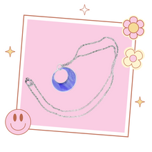 Load image into Gallery viewer, Handmade BTS Inspired Kpop Undercover Circle Necklace, Gift for Kpop Fan, BTS Merch