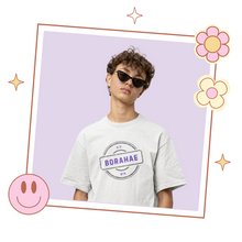 Load image into Gallery viewer, BTS Inspired distressed Borahae Tee, Gift for KPop Fan, BTS Merch