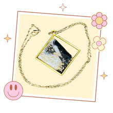 Load image into Gallery viewer, Handmade Reversible Ateez Inspired Kpop Undercover Necklace, Gift for Kpop Fan, Ateez Merch