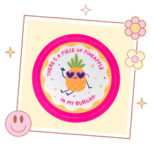Load image into Gallery viewer, Stray Kids Bang Chan 'Pineapple Burgah' sticker, gift for KPop fan, Stray Kids merch