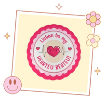 Load image into Gallery viewer, Stray Kids Changbin 'Listen to my hearteu beateu' sticker, gift for KPop fan, Stray Kids merch