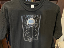 Load image into Gallery viewer, Hand Embellished Blinged Out Seventeen Lightstick Tarot Tee, Seventeen Concert, Gift for Kpop Fan