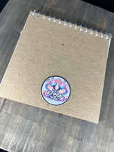 Load image into Gallery viewer, Handmade Ateez Inspired Halazia Holographic Spiral Notebook, Gift for Kpop fan, Ateez Merch