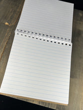 Load image into Gallery viewer, Handmade Ateez Inspired Halazia Holographic Spiral Notebook, Gift for Kpop fan, Ateez Merch