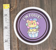 Load image into Gallery viewer, Stray Kids Bang Chan 'I'm Foive!' sticker, gift for KPop fan, Stray Kids merch