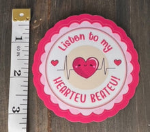 Load image into Gallery viewer, Stray Kids Changbin 'Listen to my hearteu beateu' sticker, gift for KPop fan, Stray Kids merch