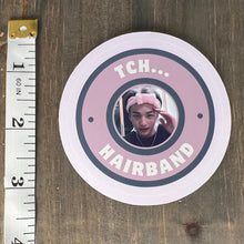 Load image into Gallery viewer, Stray Kids Hyunjin 'Tch...Hairband' sticker, gift for KPop fan, Stray Kids merch