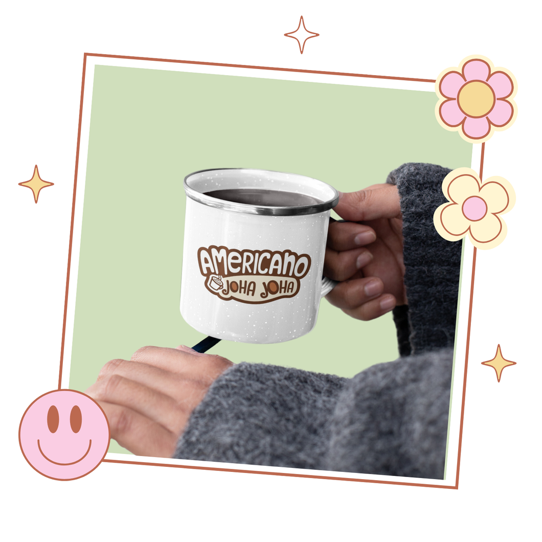 Stray Kids Americano Joha Joha Metal Mug, KPop Fan Gift, Stray Kids Merch