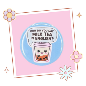 Enhypen Inspired Milk Tea Button/Magnet - Gift for KPop fan - Enhypen Merch