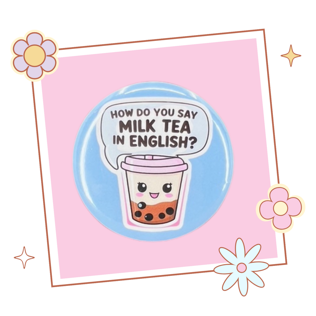 Enhypen Inspired Milk Tea Button/Magnet - Gift for KPop fan - Enhypen Merch