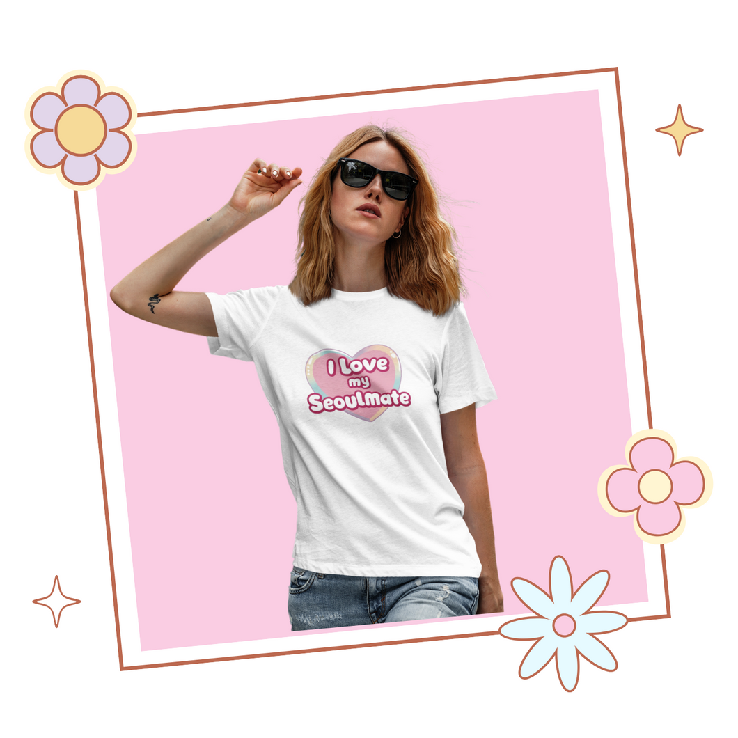 I Love My Seoulmate Tee, Gift for KPop Fan, K-Pop Merch (Copy)