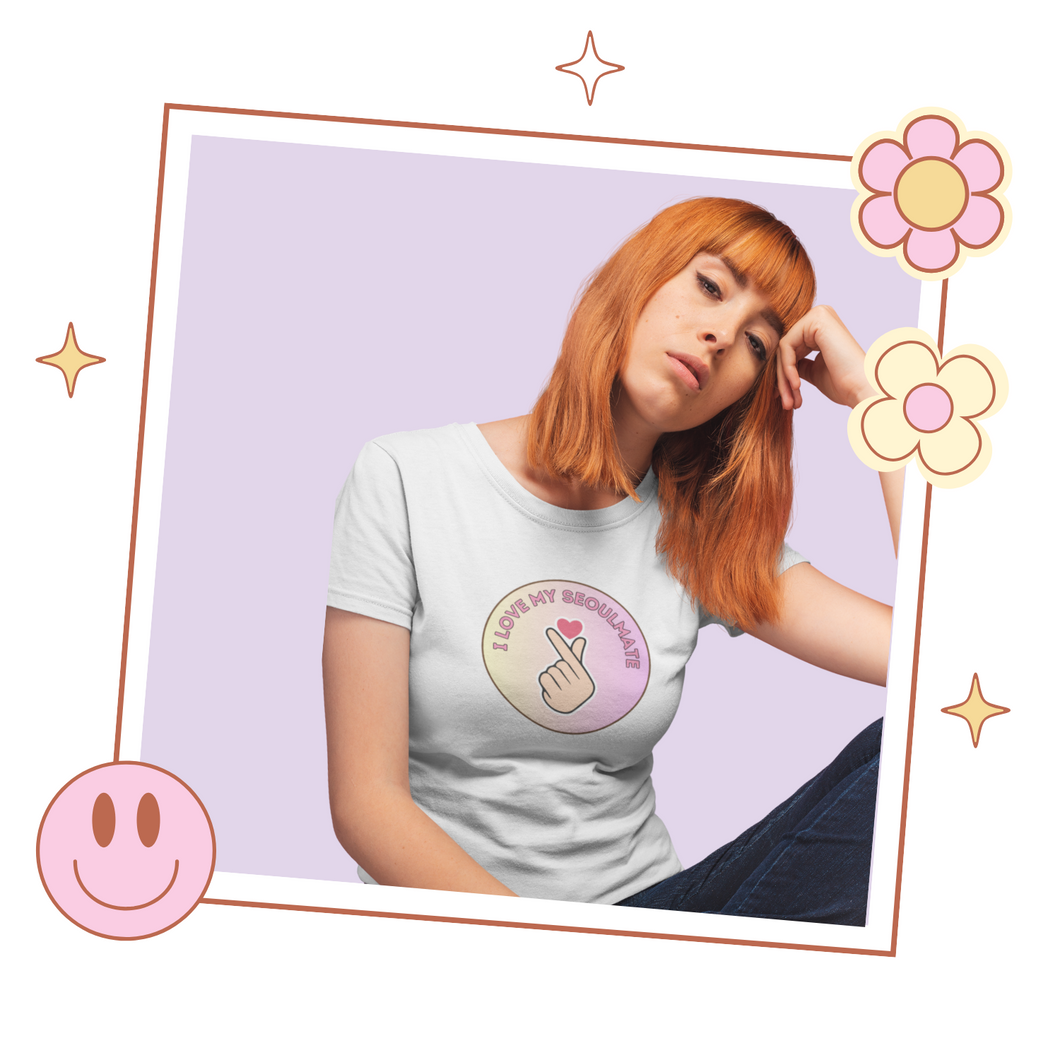I Love My Seoulmate Tee, Gift for KPop Fan, K-Pop Merch