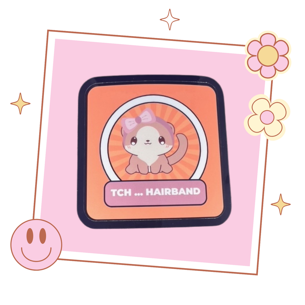 Stray Kids Hyunjin 'Tch...Hairband' sticker, gift for KPop fan, Stray Kids merch