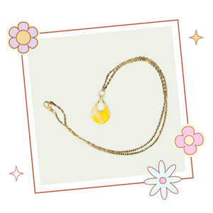 Handmade G-Dragon Inspired Kpop Undercover Teardrop Necklace, Gift for Kpop Fan, G-Dragon Merch