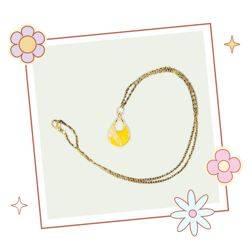 Handmade G-Dragon Inspired Kpop Undercover Teardrop Necklace, Gift for Kpop Fan, G-Dragon Merch