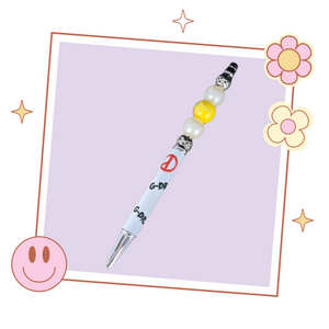 One of a Kind G-Dragon Beaded Pen, Gift for Kpop Fan, G-Dragon Merch