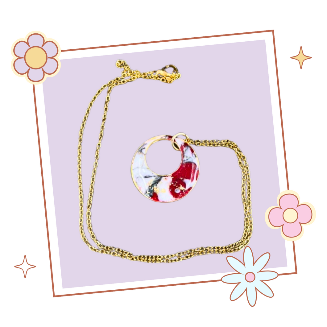 Handmade Stray Kids Inspired Kpop Undercover Loop Necklace, Gift for Kpop Fan, Stray Kids Merch