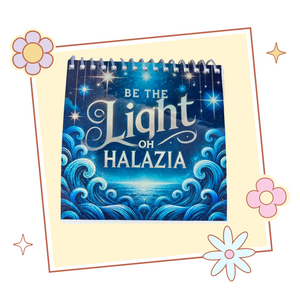 Handmade Ateez Inspired Halazia Holographic Spiral Notebook, Gift for Kpop fan, Ateez Merch
