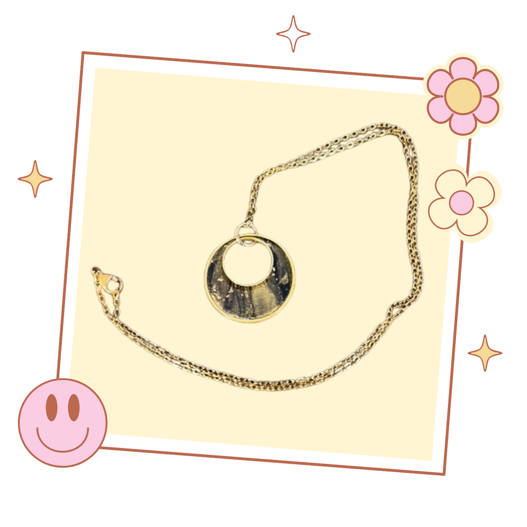 Handmade Ateez Inspired Kpop Undercover Circle Necklace, Gift for Kpop Fan, Ateez Merch