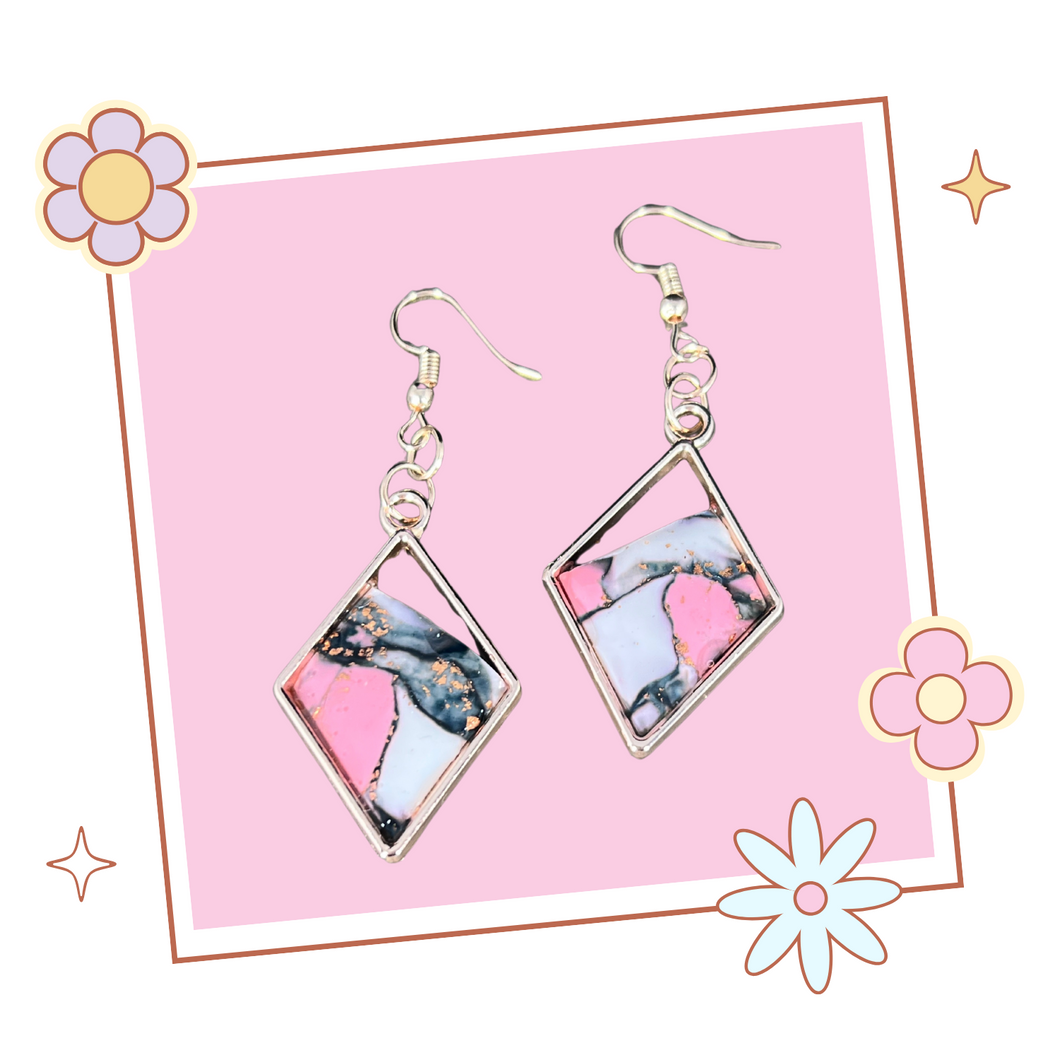 Handmade BlackPink Inspired Kpop Undercover Earrings, Gift for Kpop Fan, BlackPink Merch