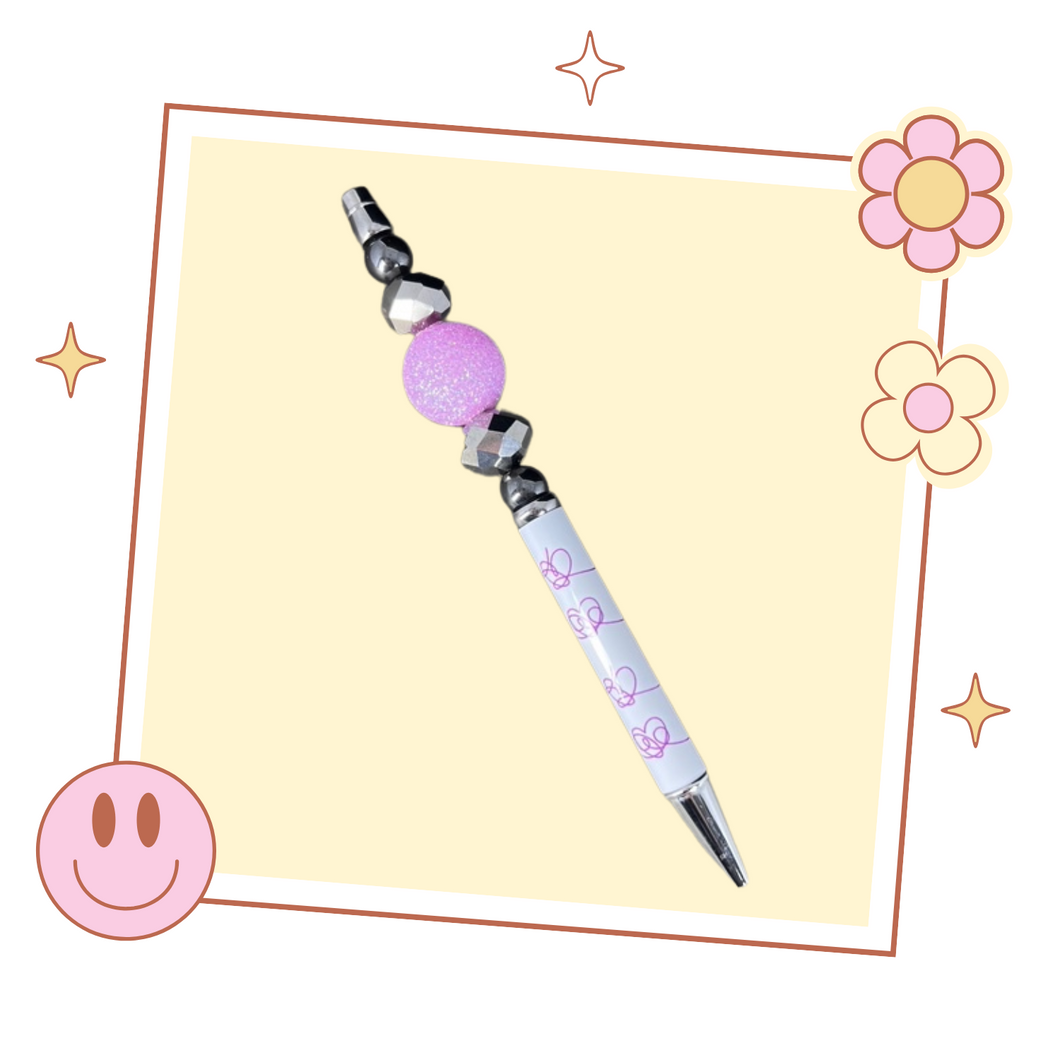 One of a Kind BTS Beaded Pen, Gift for Kpop Fan, BTS Merch