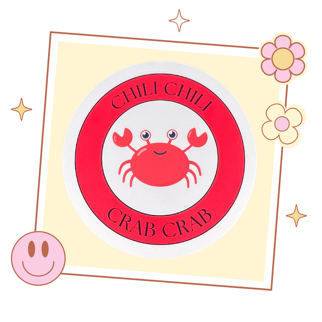 Stray Kids Changbin 'Chil Chili Crab Crab' sticker, gift for KPop fan, Stray Kids merch