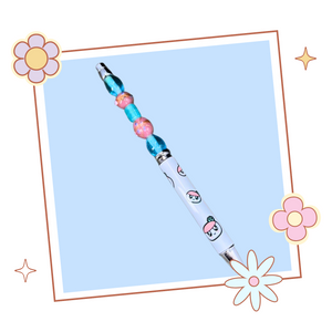 One of a Kind Seventeen Carat Beaded Pen, Gift for Kpop Fan, Seventeen Merch