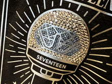 Load image into Gallery viewer, Hand Embellished Blinged Out Seventeen Lightstick Tarot Tee, Seventeen Concert, Gift for Kpop Fan
