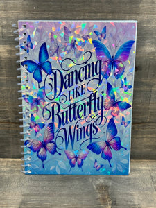 Handmade Ateez Inspired Dancing Like Butterfly Wings Spiral Notebook, Gift for Kpop fan