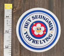 Load image into Gallery viewer, Stray Kids &#39;Hey Seungmin. You&#39;re Lying&#39; sticker, gift for KPop fan, Stray Kids merch
