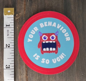 Stray Kids Hyunjin 'Your behaviour is so UGH!' sticker, gift for KPop fan, Stray Kids merch