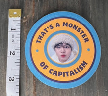 Load image into Gallery viewer, Ateez Jongho &#39;That&#39;s a monster of capitalism&#39; sticker, gift for KPop fan, Ateez merch
