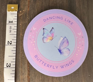 Ateez 'Dancing Like Butterfly Wings' sticker, gift for KPop fan, Ateez merch