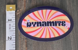 BTS 'Dynamite' sticker, gift for KPop fan, BTS merch