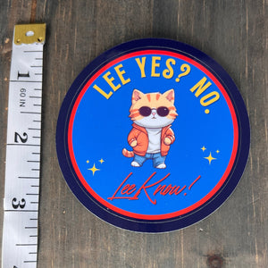 Stray Kids 'Lee yes? No. Lee Know' sticker, gift for KPop fan, Stray Kids merch
